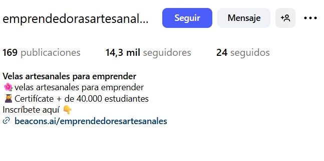 instagram Erika Barbosa Velas artesanales para emprender opinion curso