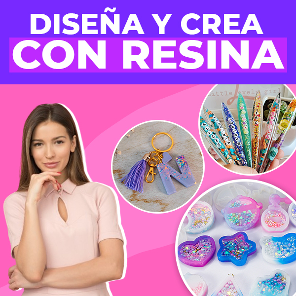 portada diseña y crea con resina