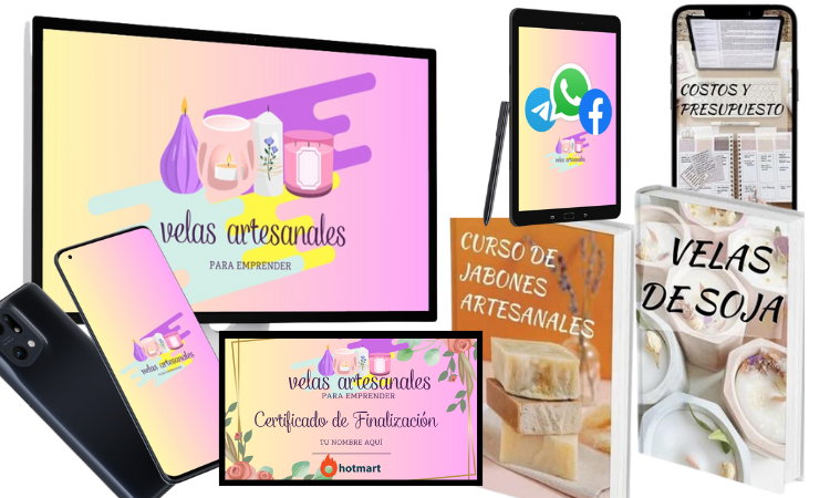 dispositivos Velas artesanales para emprender