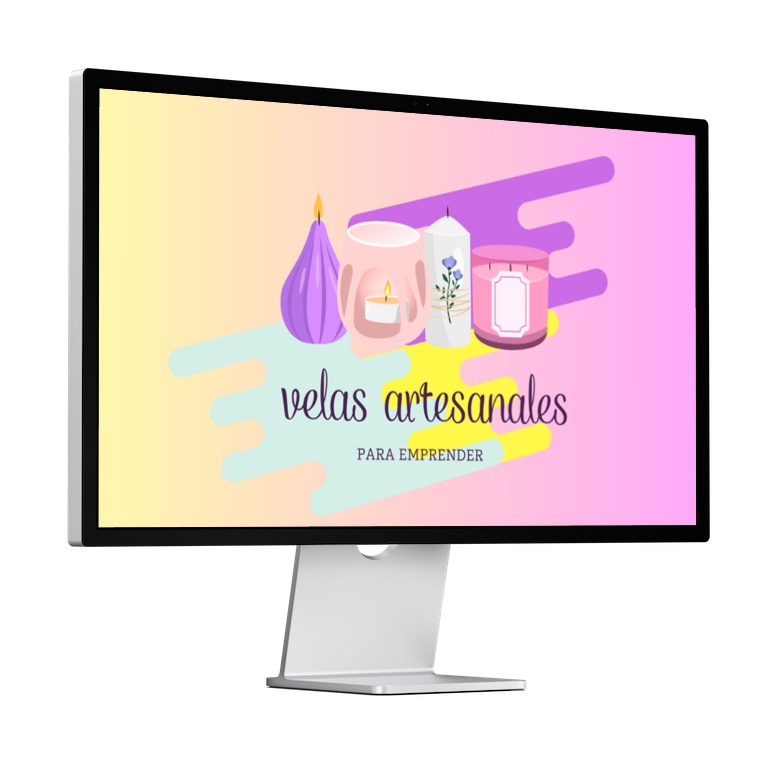 mock up Velas artesanales para emprender