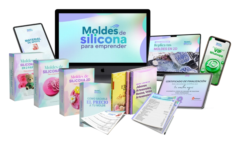 portada Moldes de Silicona para Emprender