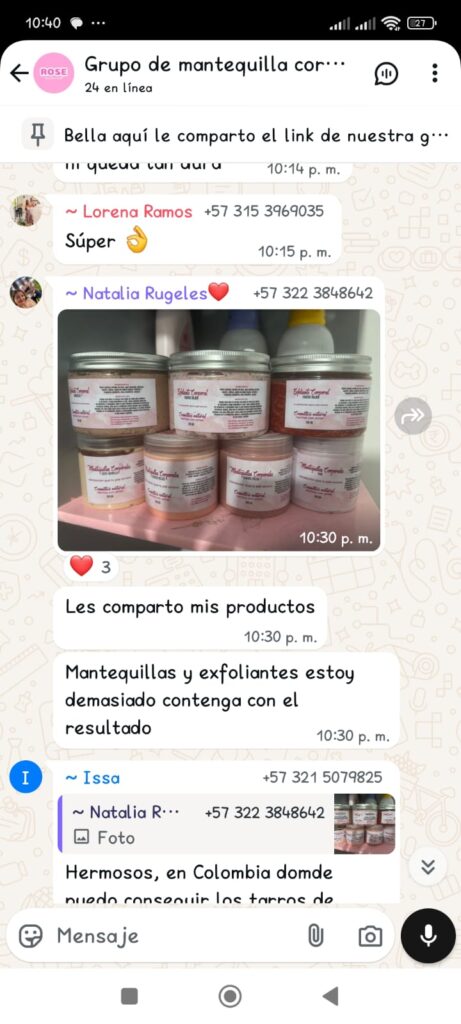 testimonio emprender con mantequillas corporales