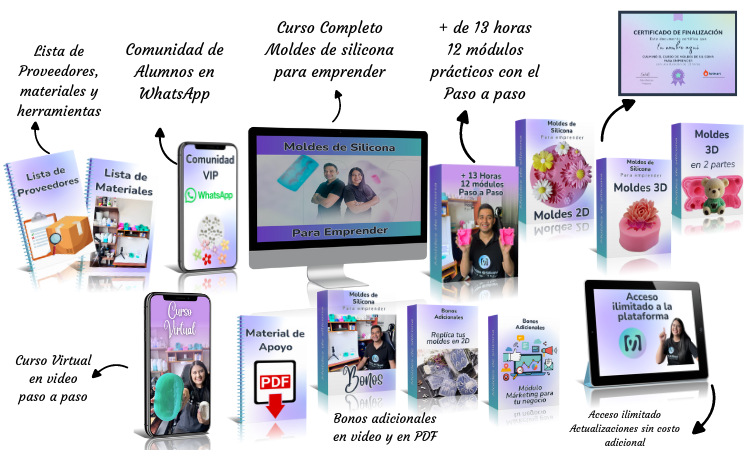 valor Moldes de Silicona para Emprender