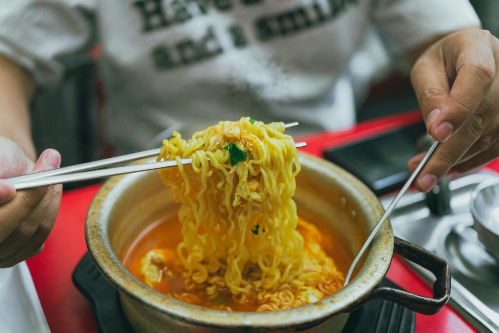 ramen coreano idioma coreano para doramas y K-Pop