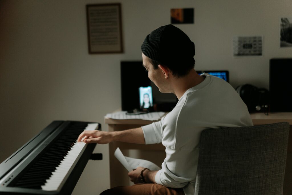 persona en curso Piano desde Cero