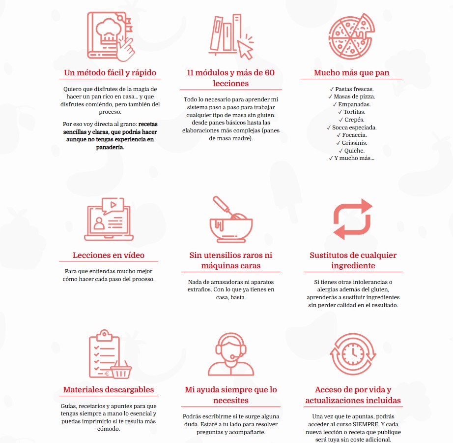 metodología Cocinando el Cambio Pan Sin Gluten Opiniones curso