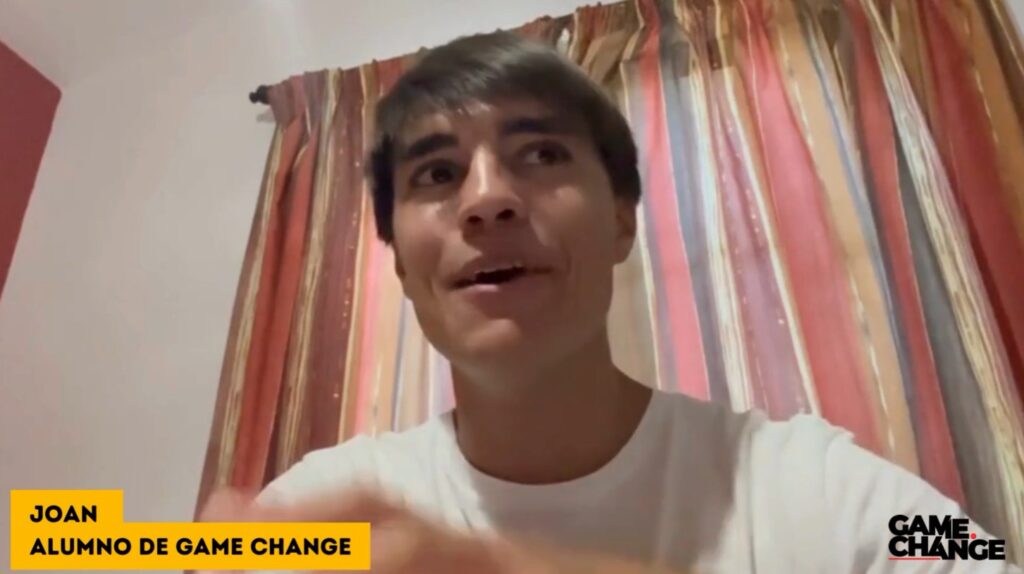 testimonio Joan del curso Game Change de Adrián Gleez