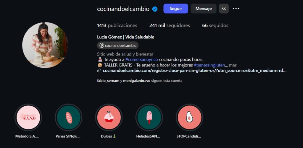 instagram opiniones Masas y panes sin gluten lucia gomez